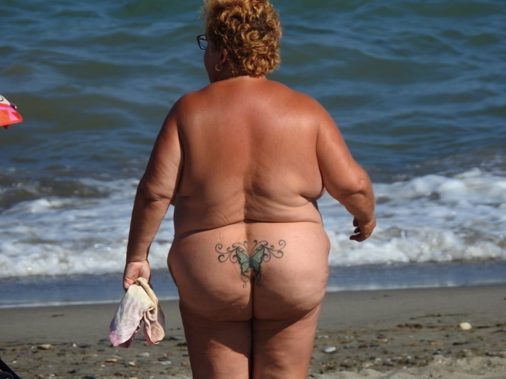 BBW matures and grannies at the beach 508 #88063025