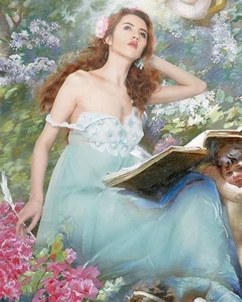 Mirando a las chicas en gasa
 #93500087