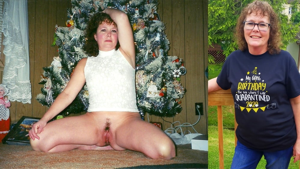 WIFE&#039;S 60th BIRTHDAY NOW AND THEN #93973878