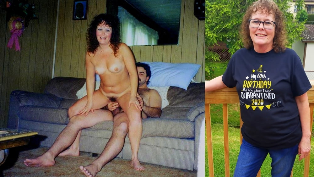 WIFE&#039;S 60th BIRTHDAY NOW AND THEN #93973893