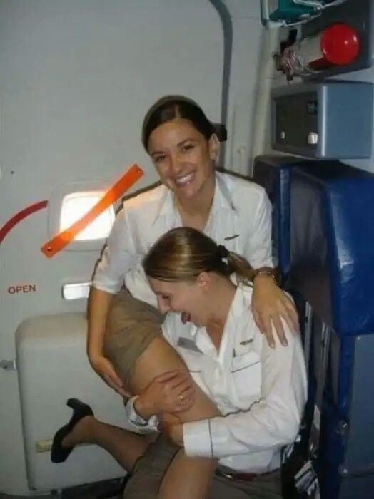 stewardess ooppss tights pantyhose #88209365