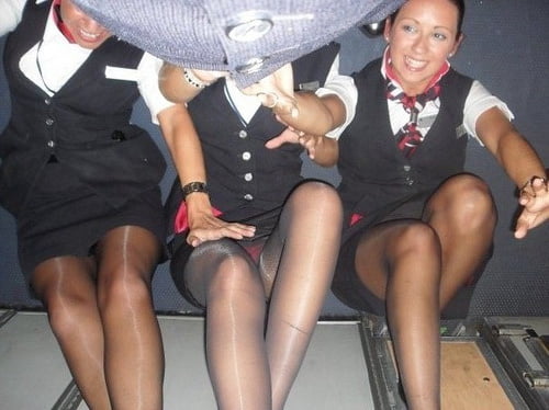 stewardess ooppss tights pantyhose #88209412