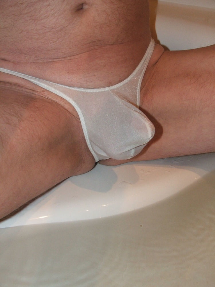 White Wet Thong And Analplug #100965396