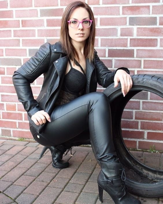 Black Leather Pants 7 - by Redbull18 #101205839