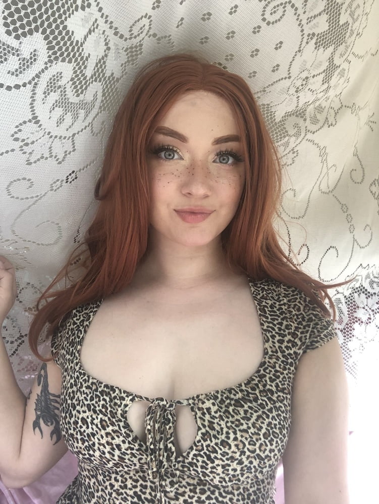 Hot and sexy spanish redhead 22yo big boobs tattooed girl #96690009