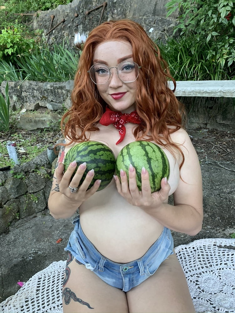 Hot and sexy spanish redhead 22yo big boobs tattooed girl #96690110