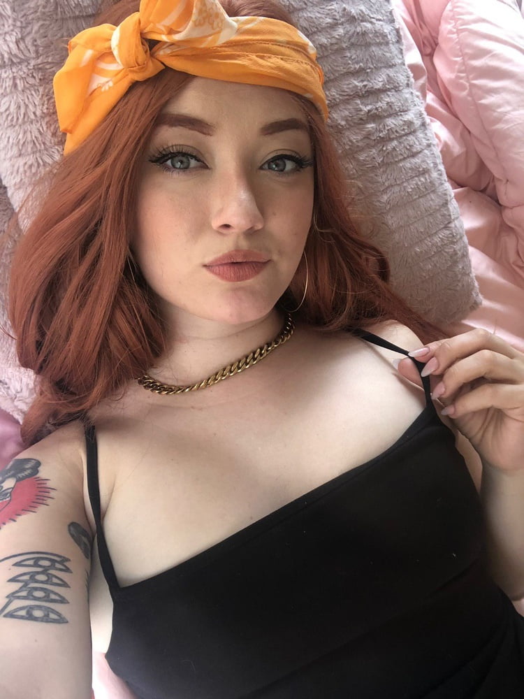 Hot and sexy spanish redhead 22yo big boobs tattooed girl #96690388