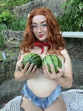 Hot and sexy spanish redhead 22yo big boobs tattooed girl #96690865