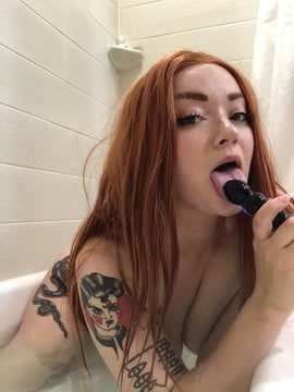 Hot and sexy spanish redhead 22yo big boobs tattooed girl #96691032