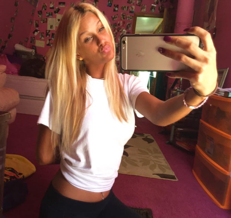 Blonde Selfie Chick #105936677