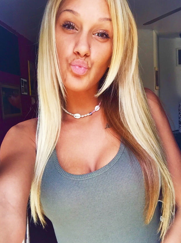Blonde Selfie Chick #105936695