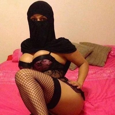 Under and behind the naqib or hajib #100894091