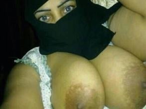 Under and behind the naqib or hajib #100894104
