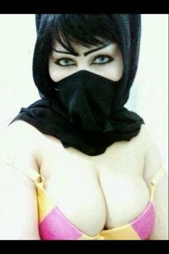 Under and behind the naqib or hajib #100894112