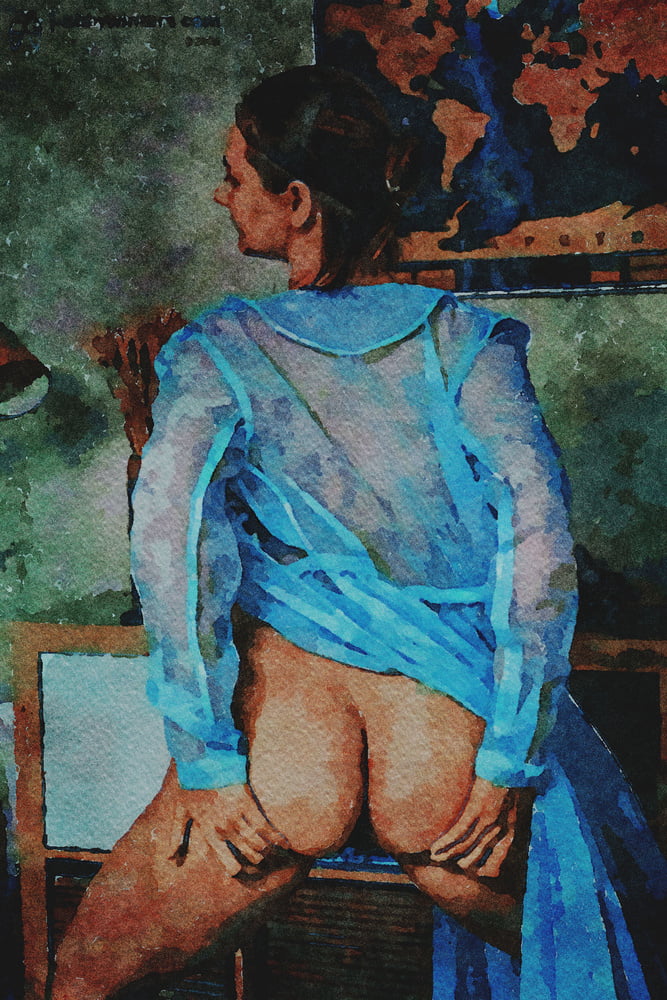 Erotic Digital Watercolor 67 #99404108