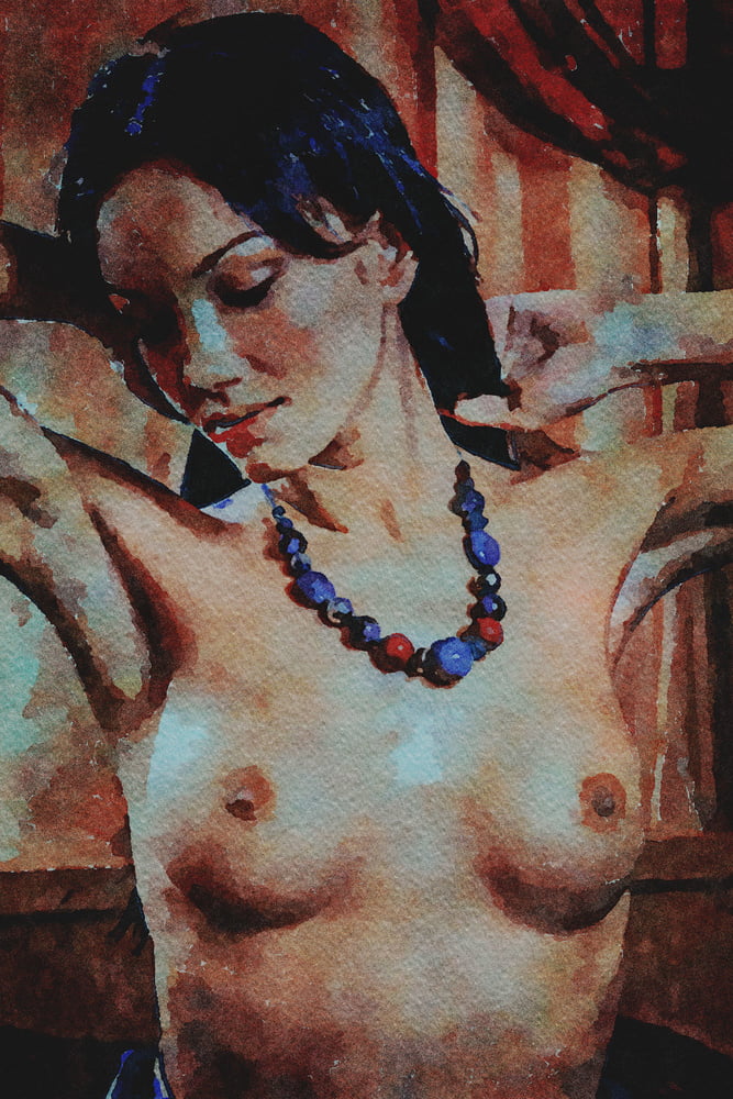 Erotic Digital Watercolor 67 #99404263