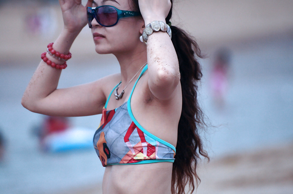 My visit to the beach (Beautiful Asians with Hairy Armpits) #106908296