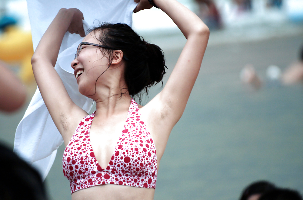 My visit to the beach (Beautiful Asians with Hairy Armpits) #106908316