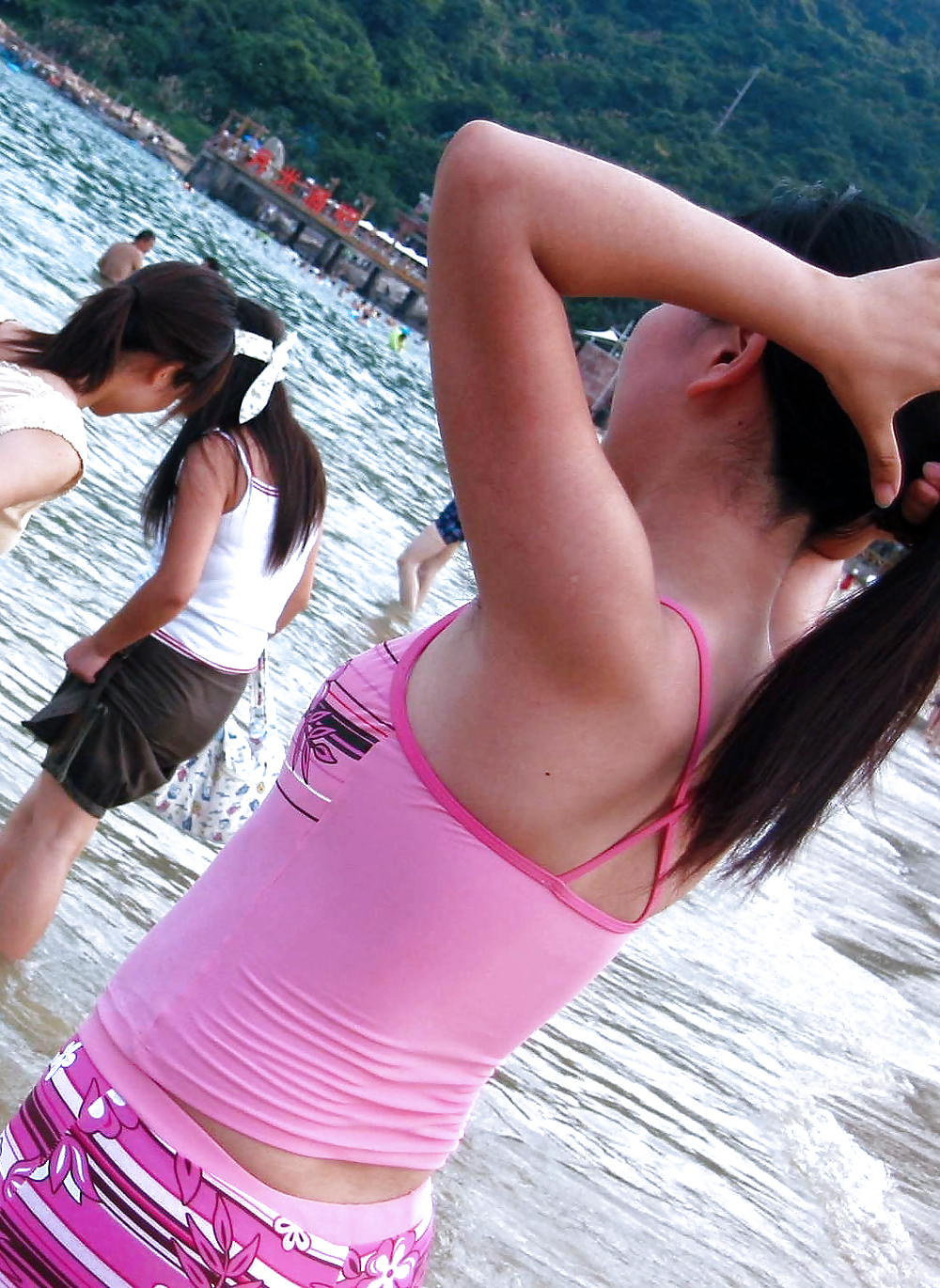 My visit to the beach (Beautiful Asians with Hairy Armpits) #106908359