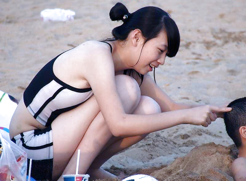 My visit to the beach (Beautiful Asians with Hairy Armpits) #106908370
