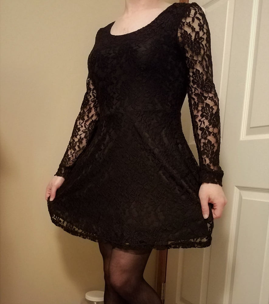 New black dress and corset #107262822