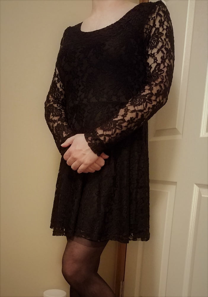 New black dress and corset #107262830