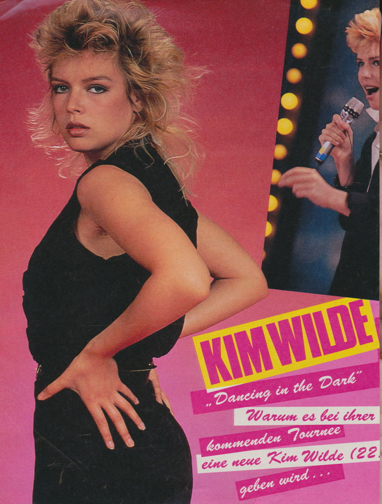 80&#039;s disco style: Kim Wilde #98456821