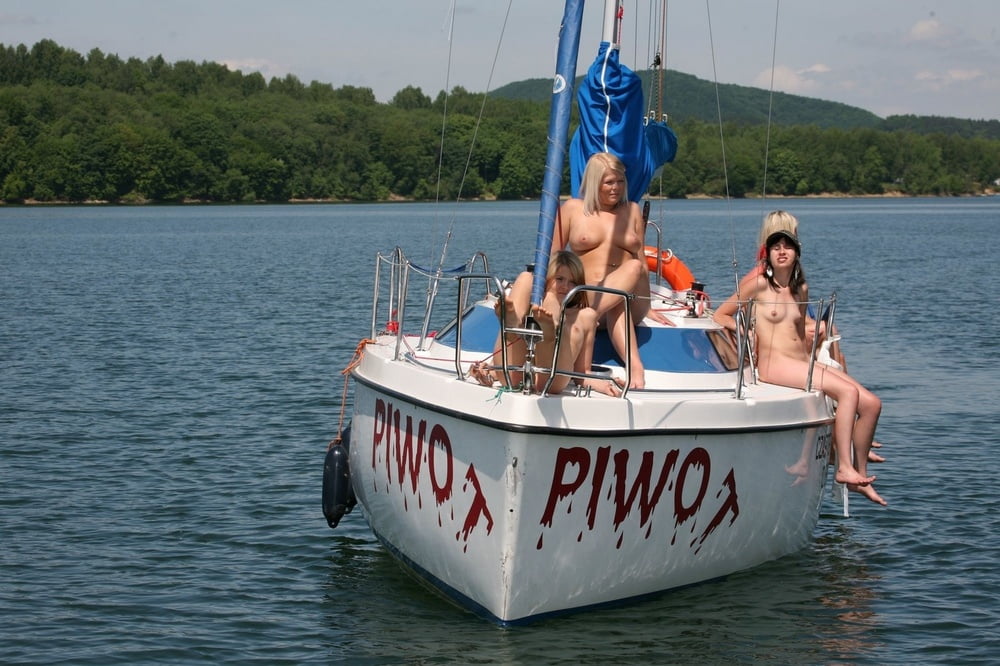 Hot Nude Amateurs Posing on Yacht #97159031