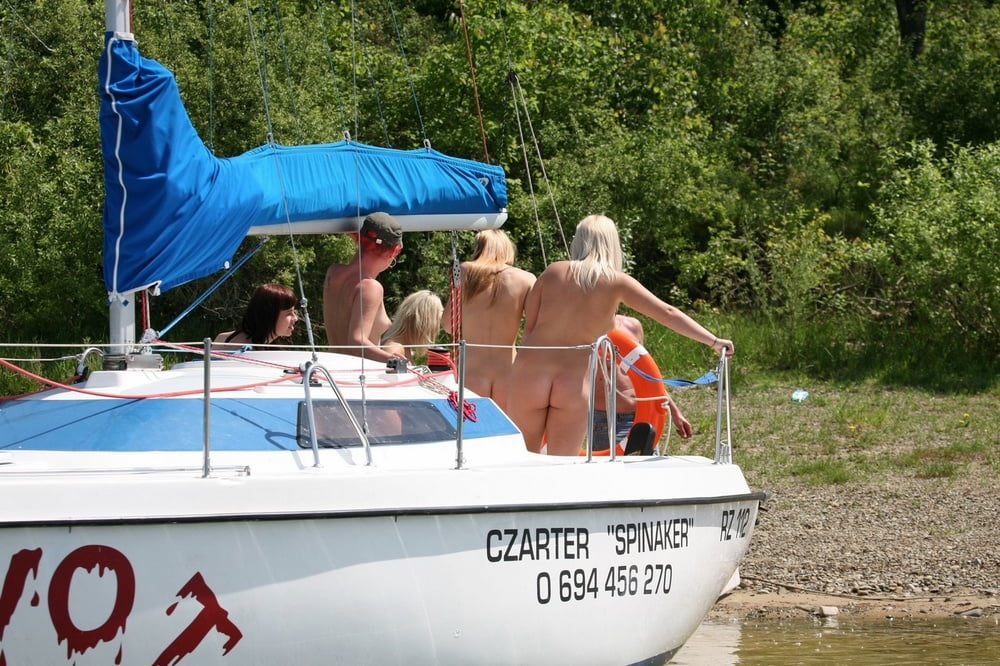 Hot Nude Amateurs Posing on Yacht #97159400
