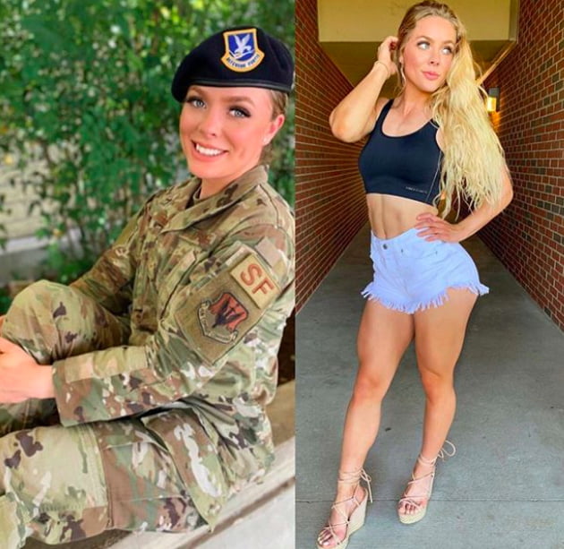 Hot Military Girls In and Out of Uniform! #91930680