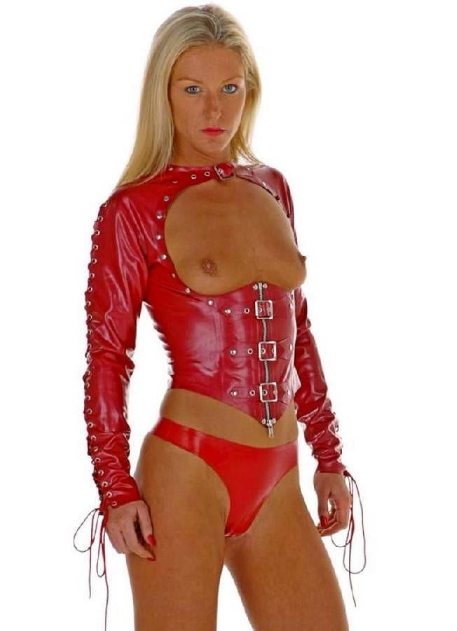 Mix leather latex and lingerie 26 #81734280