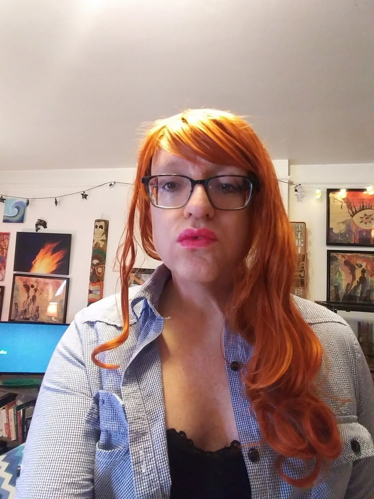 Redhead shemale trans masturbation cum cock #107071267