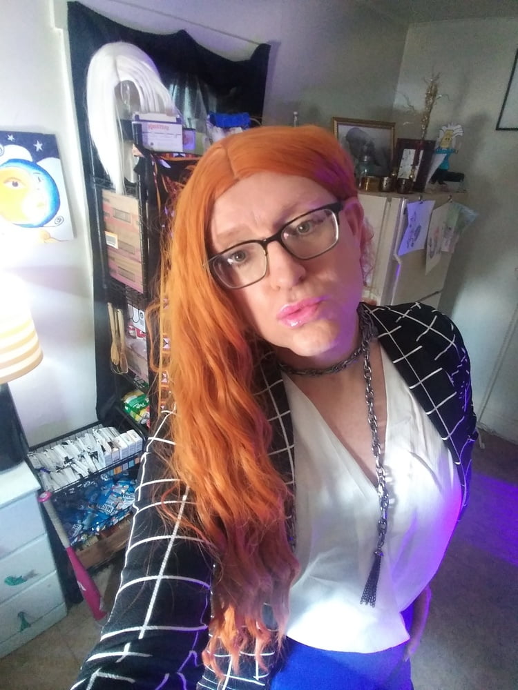 Redhead shemale trans masturbation cum cock #107071269