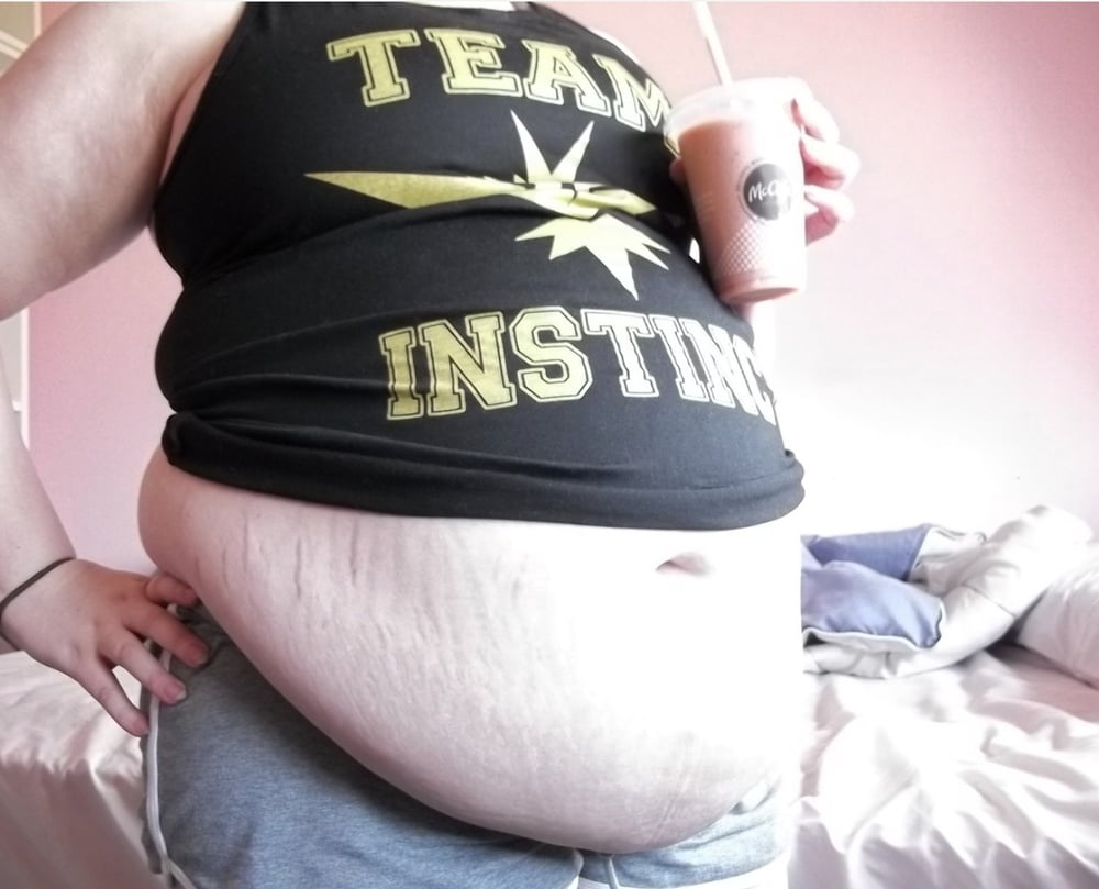 BBW Sexy Overstuffed Fat Belly Girls #94688492