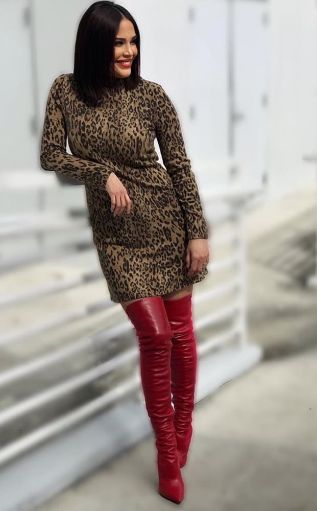 Female Celebrity Boots &amp; Leather - Karla Martinez #100452374