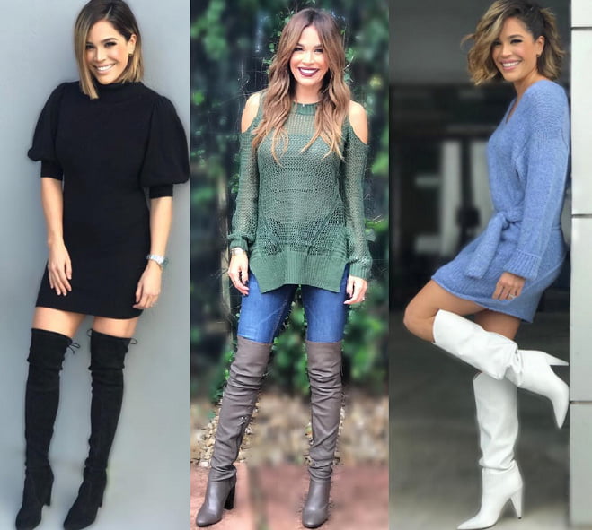 Female Celebrity Boots &amp; Leather - Karla Martinez #100452380