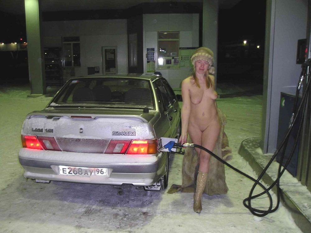 crazy russian woman outdoor exhibitionist #94111725