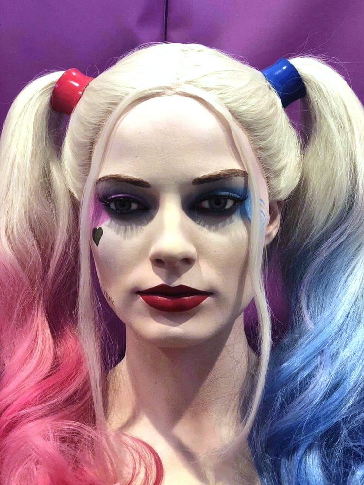 Harley quinn silicone bust, making sex toy #96009000
