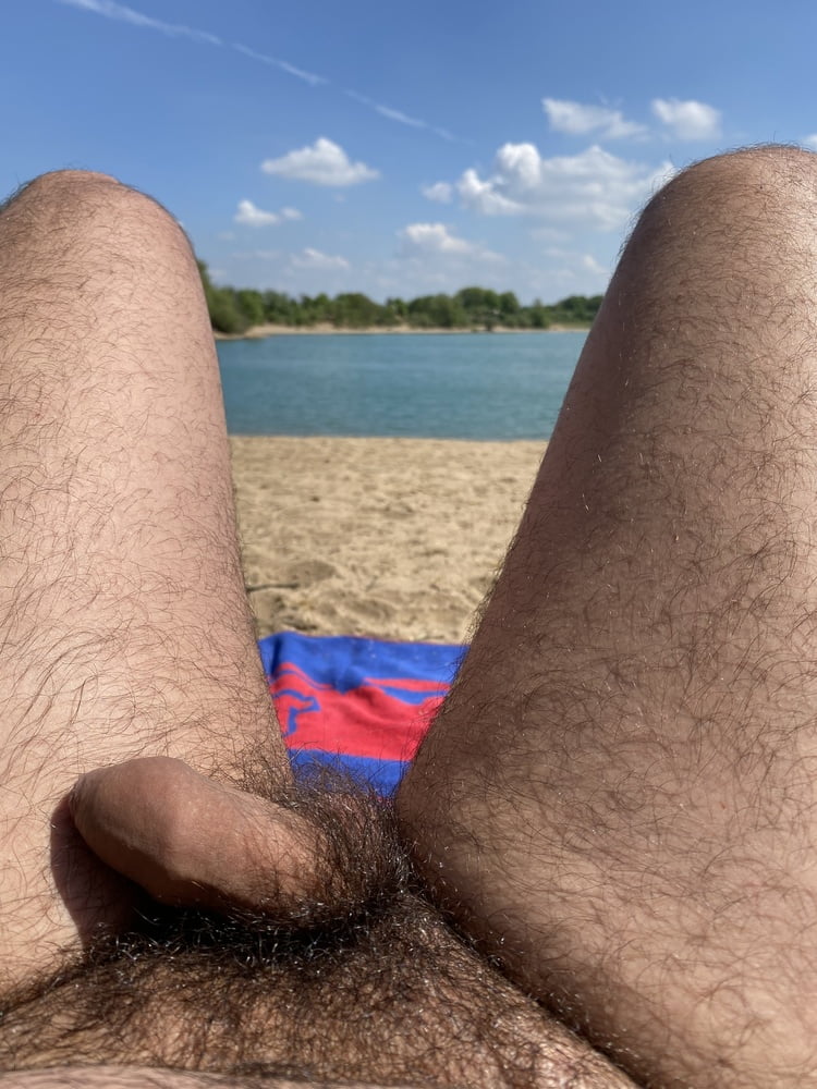 Public beach small dick pre cum #107307332
