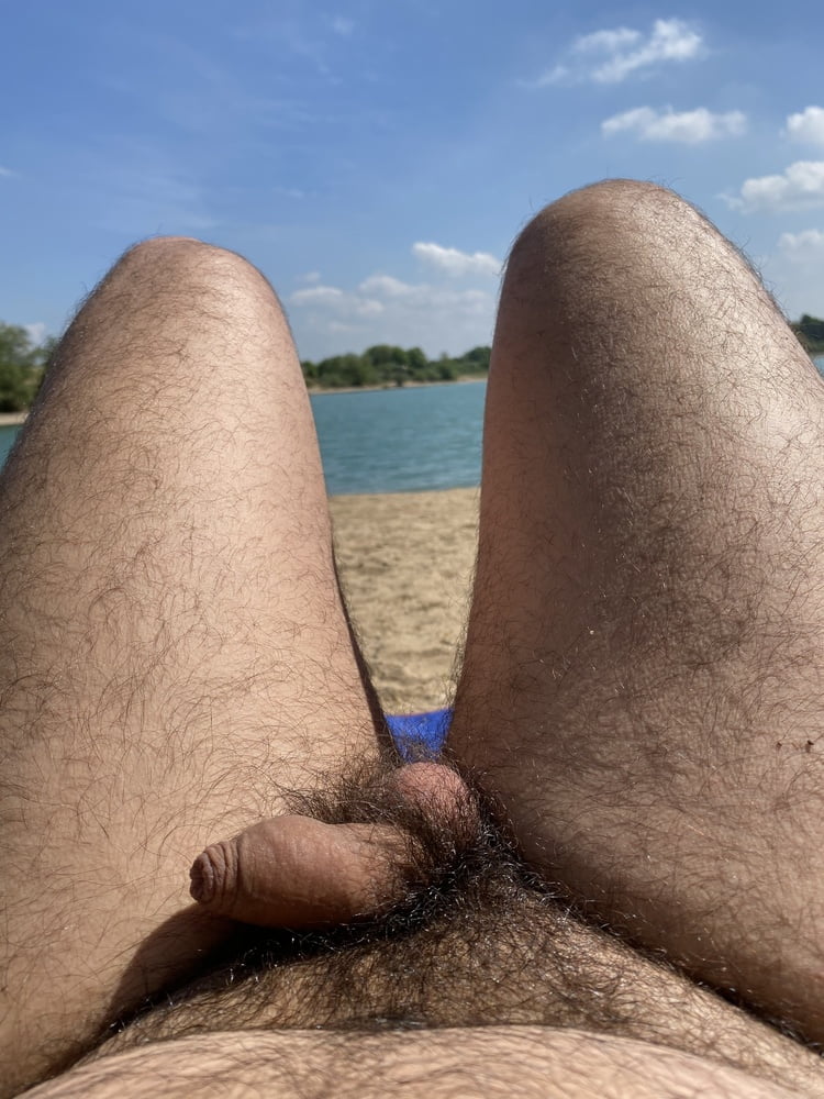 Public beach small dick pre cum #107307349