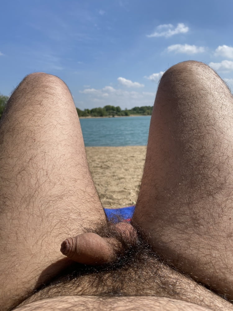 Public beach small dick pre cum #107307352