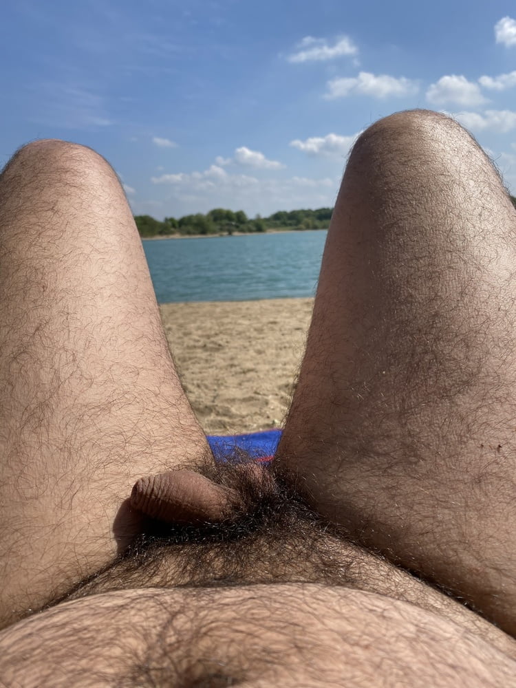 Public beach small dick pre cum #107307358