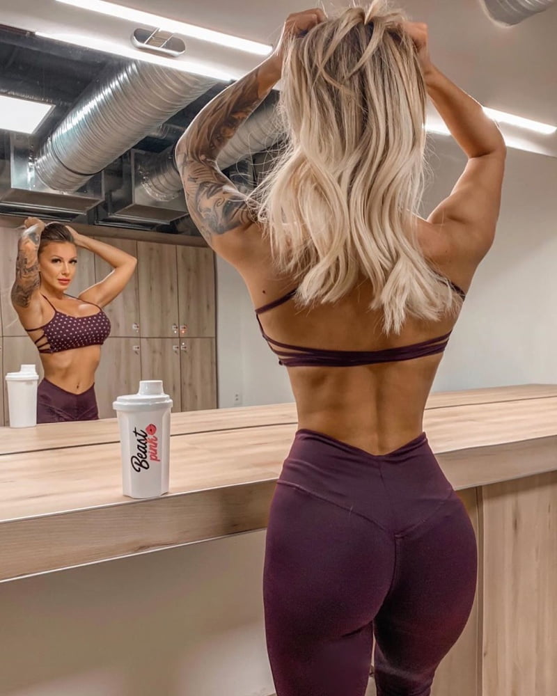 Monika Jakliova - Blonde Slovakian Gym Bimbo - Big Tits Ass #87446895