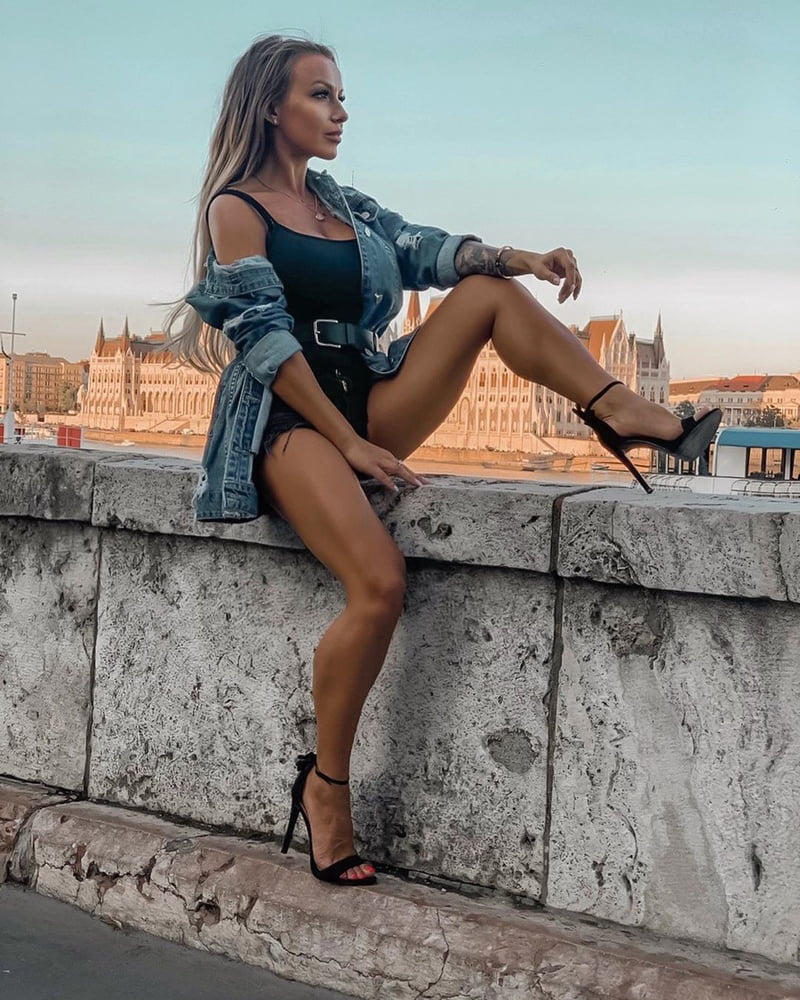 Monika Jakliova - Blonde Slovakian Gym Bimbo - Big Tits Ass #87446949