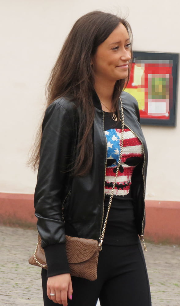 woman in leather #99917105