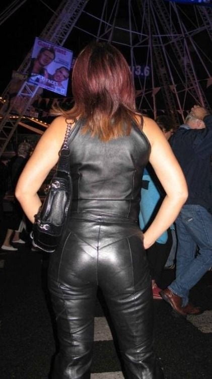woman in leather #99917191