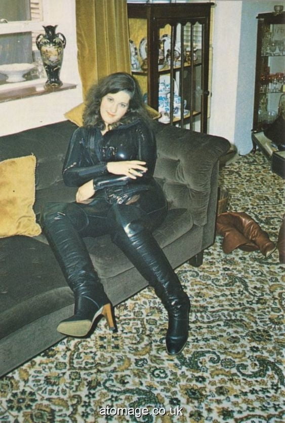 woman in leather #99917203