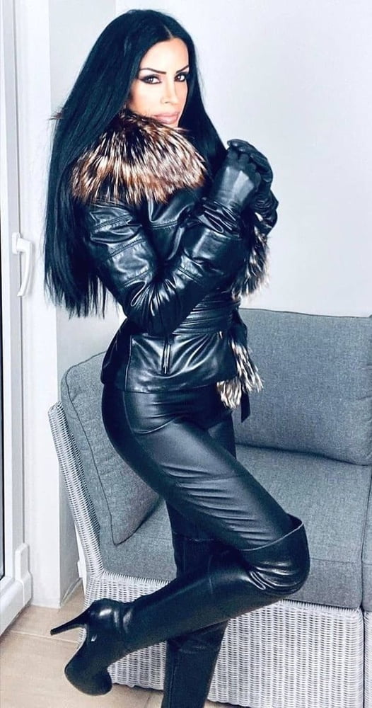 woman in leather #99917240