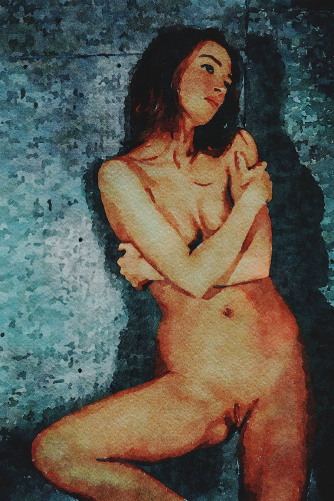 Erotic Digital Watercolor 66 #99475195