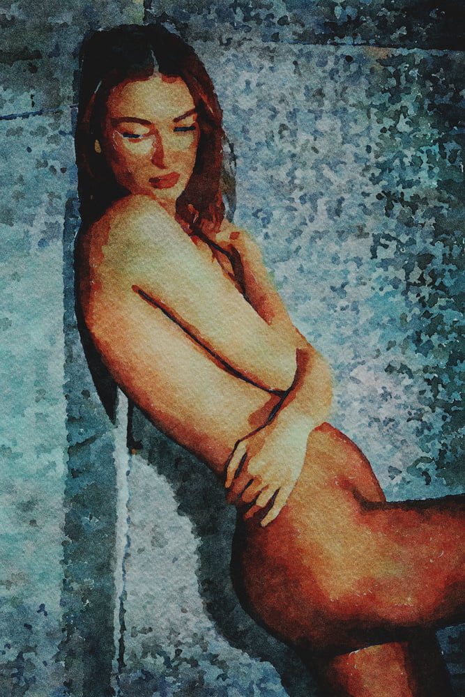 Erotic Digital Watercolor 66 #99475198